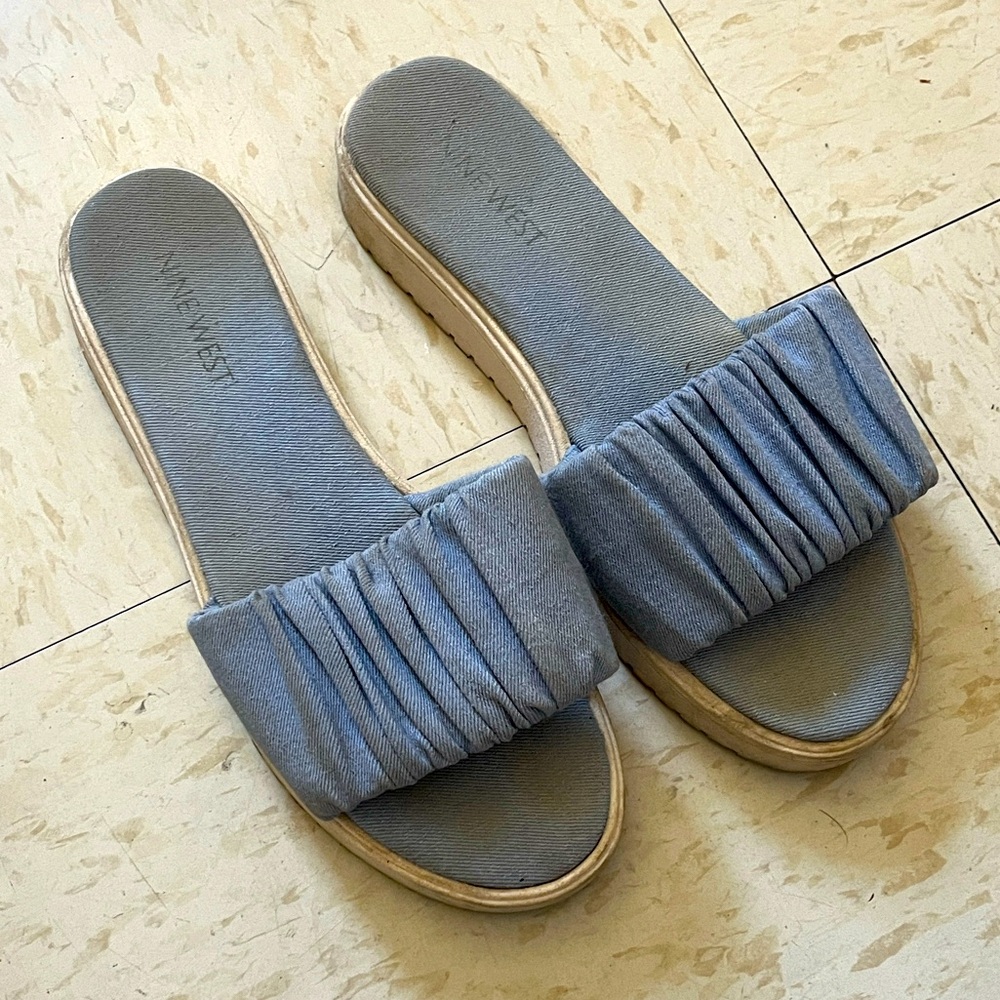 Nine west denim sandals